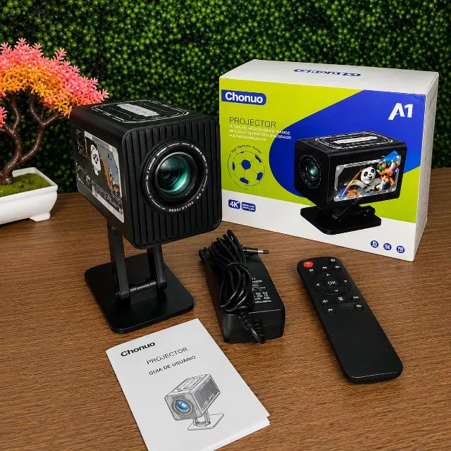 Projetor Smart Android HDMI A1/ 200 polegadas, suporte a 4k, o melhor da sua categoria,  - Foto 3