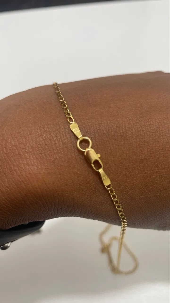 Corrente em ouro 18k, 65cm - Foto 2