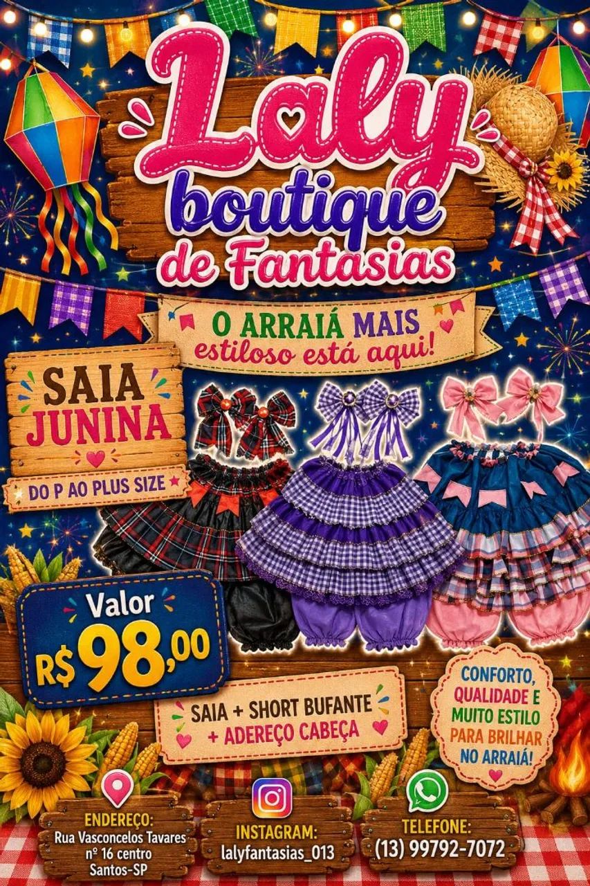 Saia e vestidos caipira  - Foto 5