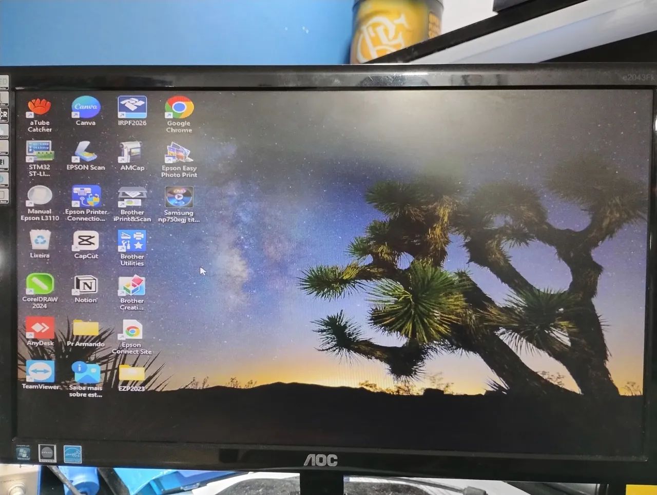 Monitor de vídeo AOC e2043Fx