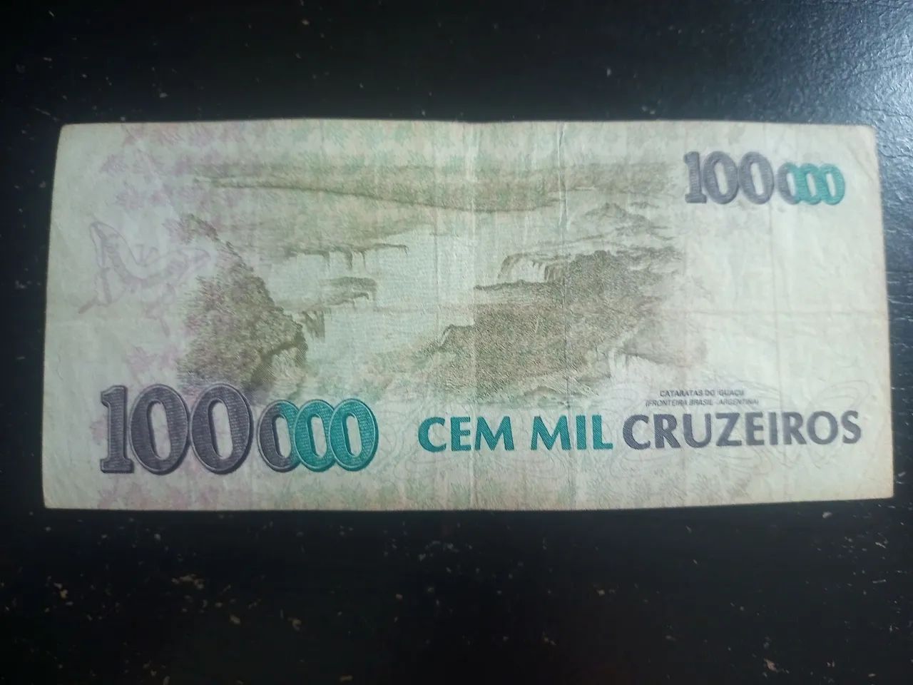 Cédula de 100000 cruzeiros - Foto 2