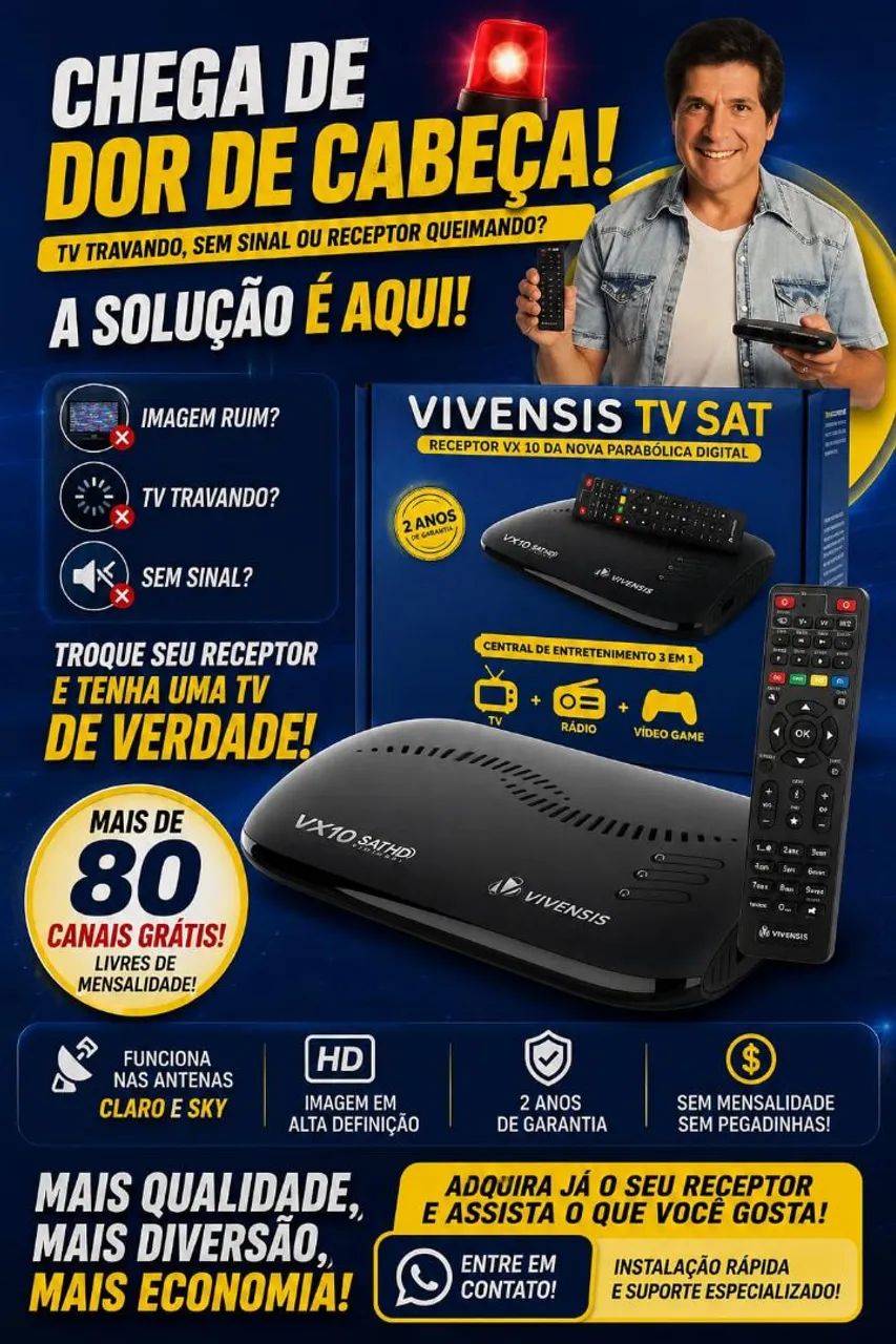 RECEPTOR DIGITAL PRA ANTENA PARÁBOLICAS