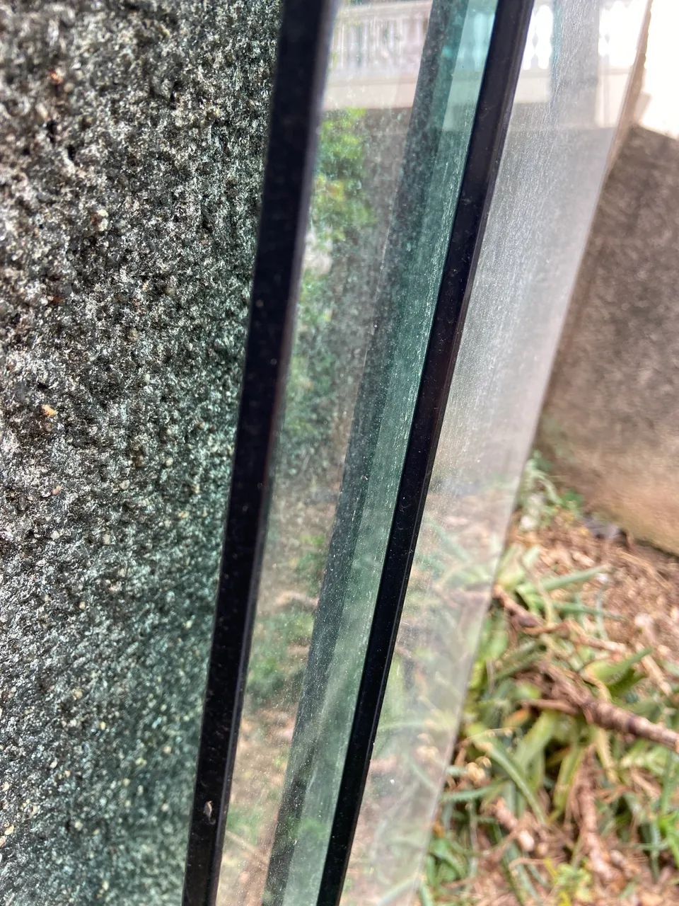 Duas portas de vidro temperado 8mm cor verde - Foto 5