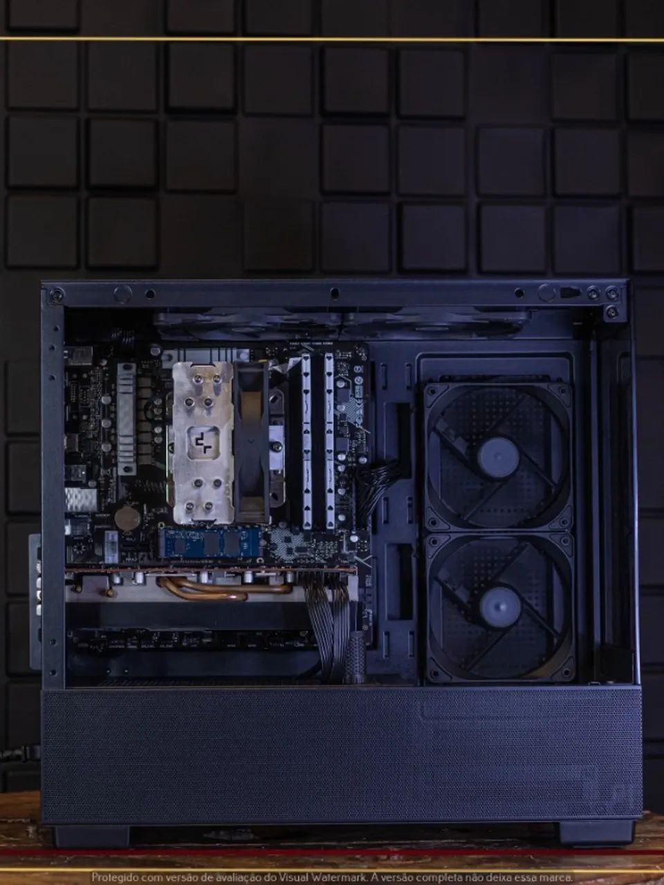 Setup Ryzen 5 5500, 32gb, 1tb SSD, RX 5700 XT, Cooler AG400, Fonte 650W, Gab. Cube - Foto 3