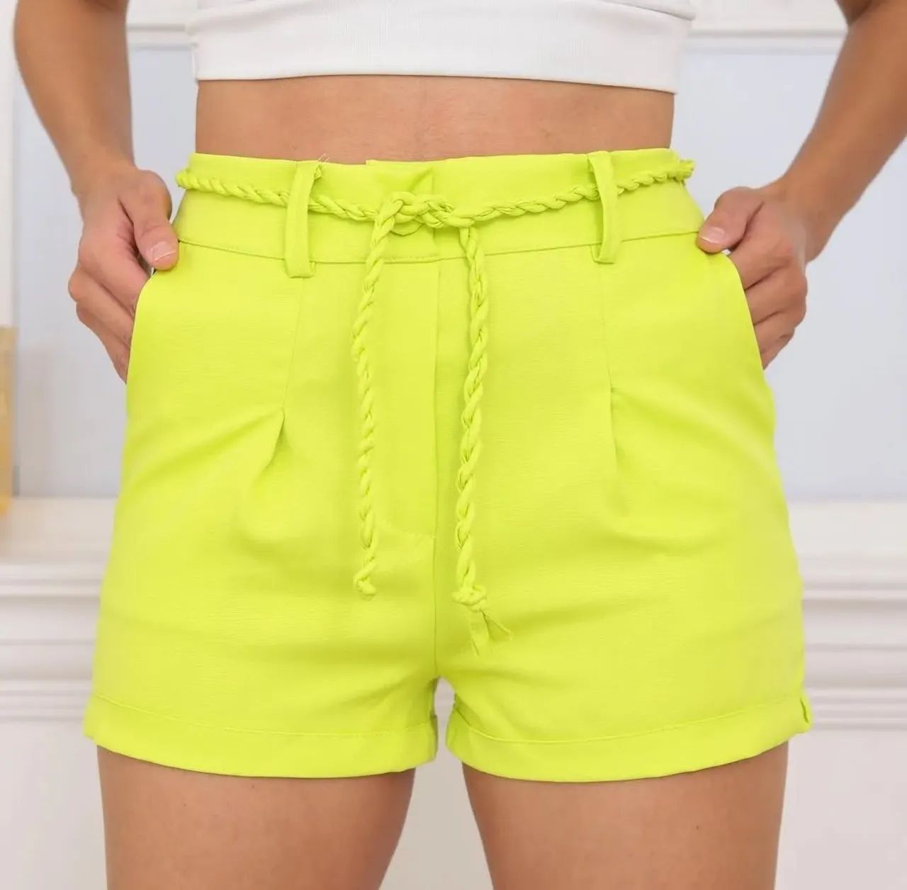 Short alfaiataria neon  - Foto 2