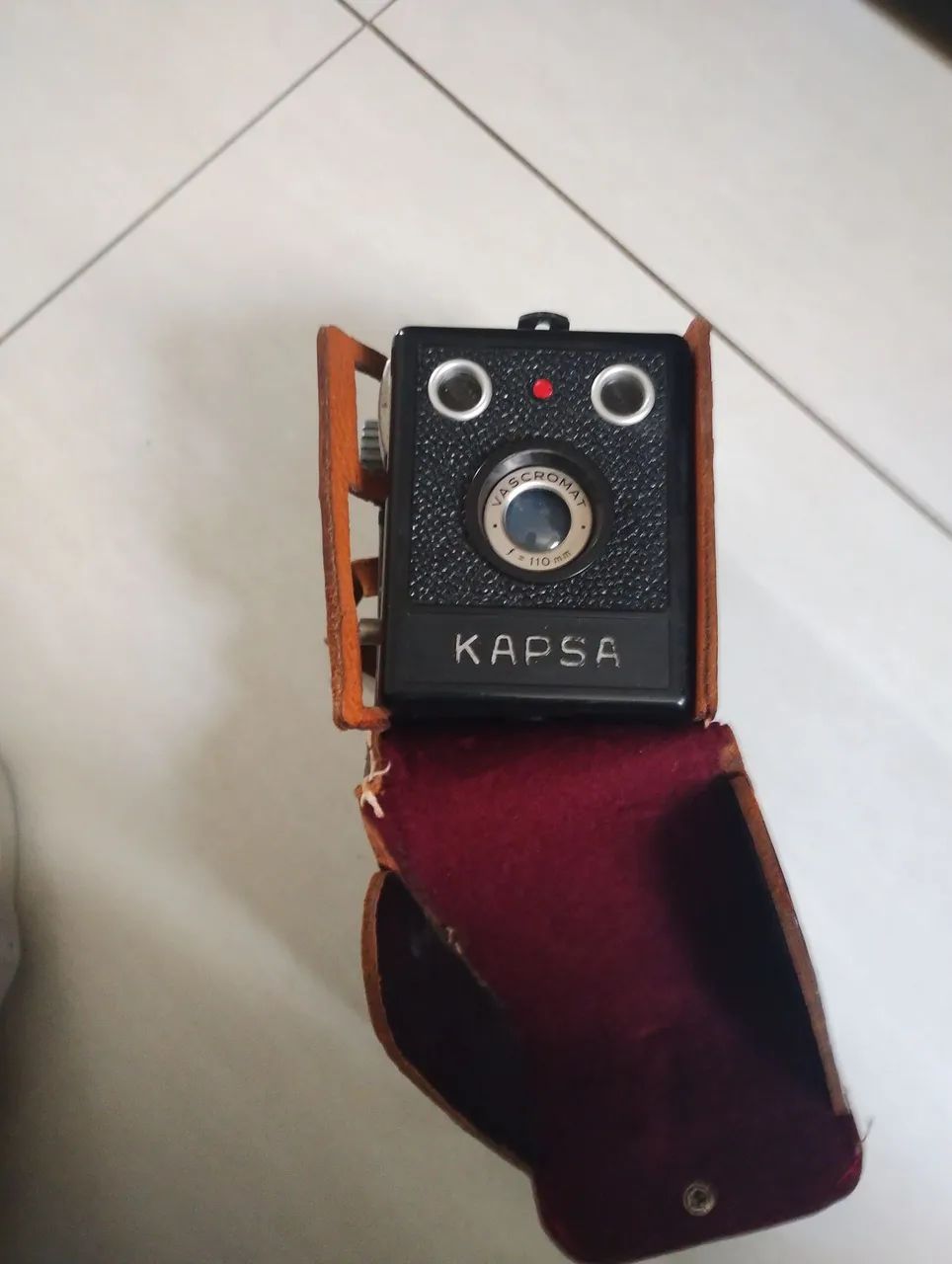 Máquina fotográfica Kapsa ( ótimo estado de conservação) - Foto 4