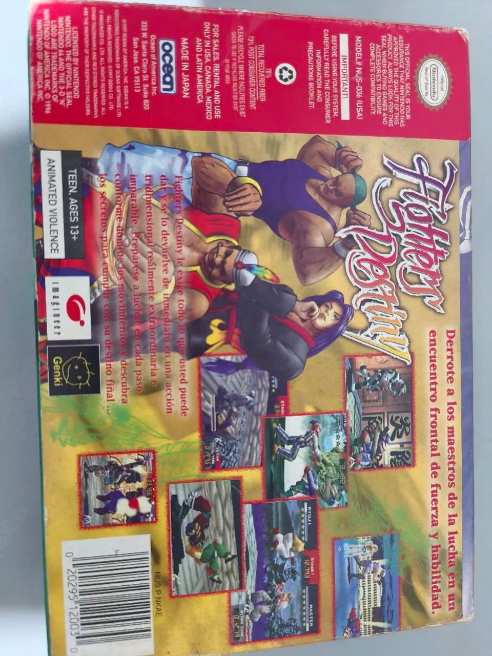 Fighter Destiny n64 original  - Foto 2