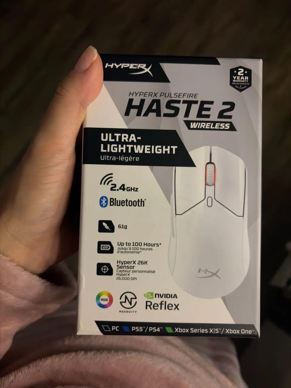 MOUSE HYPERX HASTE 2 PULSEFIRE - Foto 2