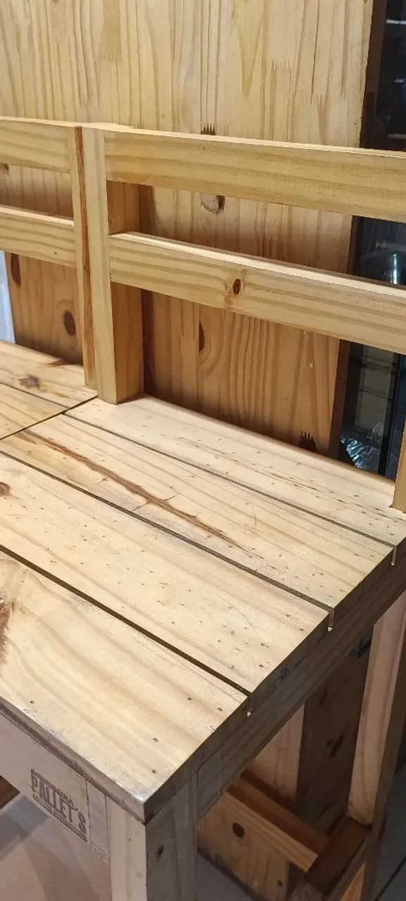 2 Banquetas Alta de Pinus - Foto 3