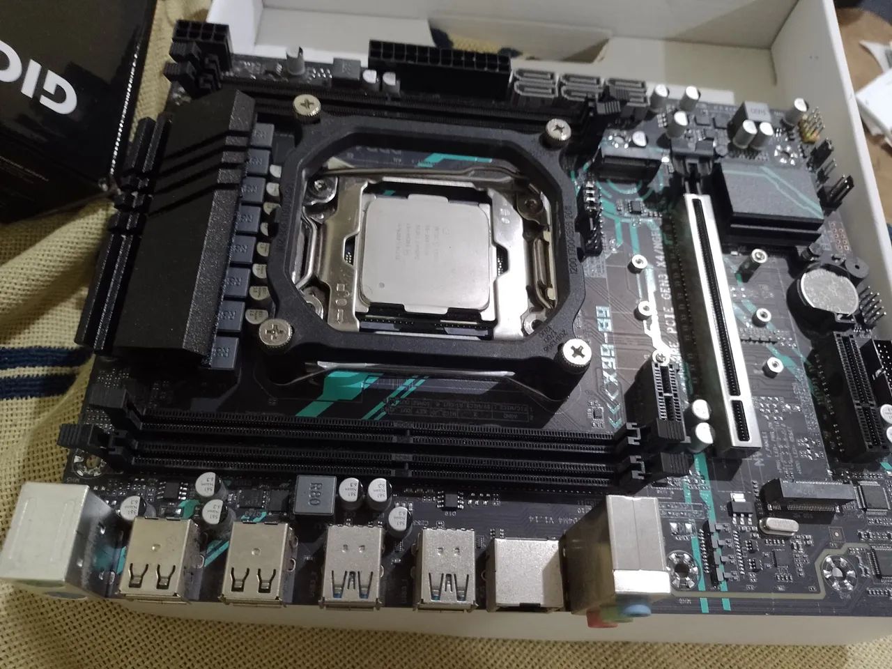 Kit Xeon -processador 2697a V4 + placa mãe+ 8gb ram funcionando perfeitamente testo! - Foto 5