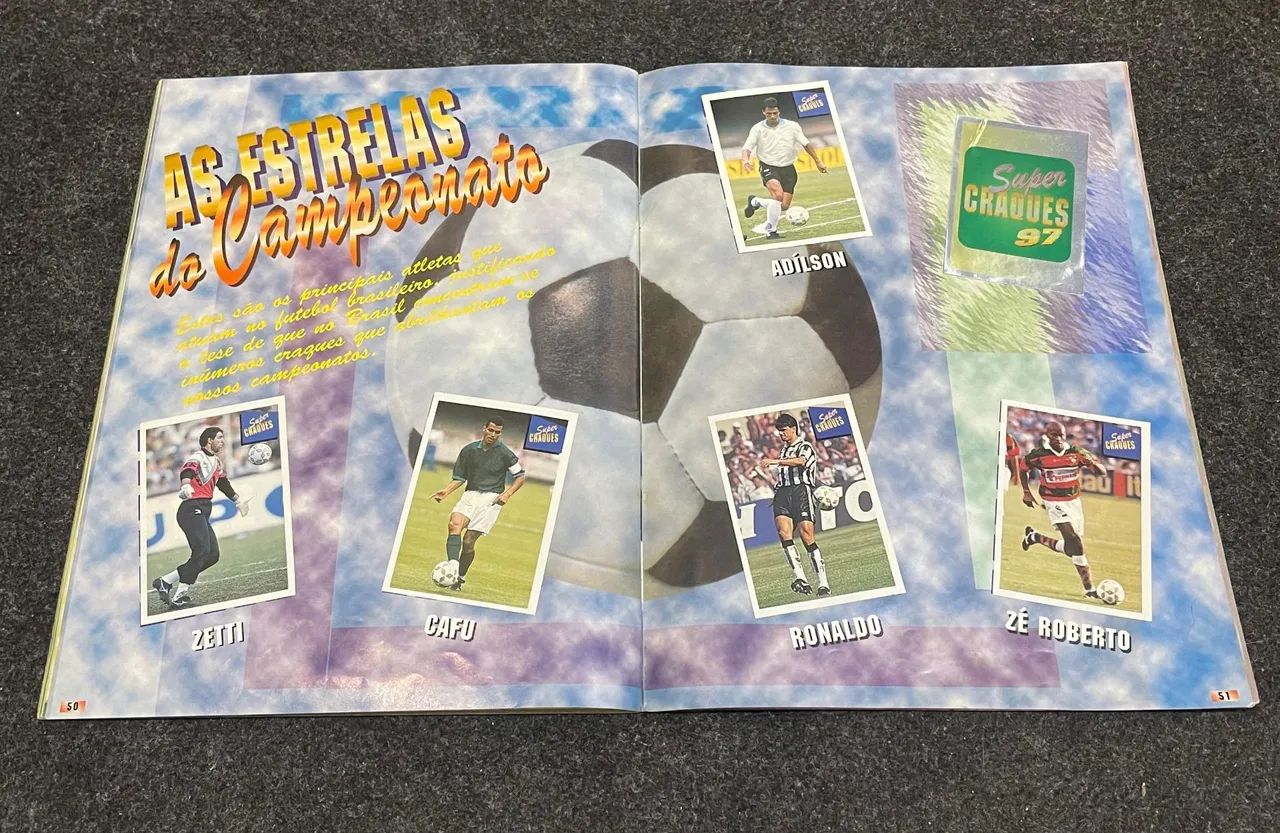 Álbum Super craques 1997 - Foto 2