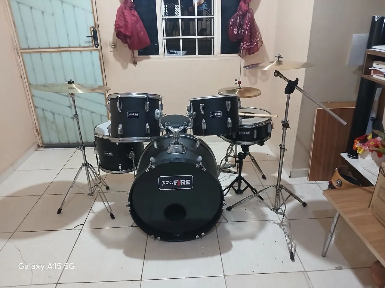 Bateria acústica completa 