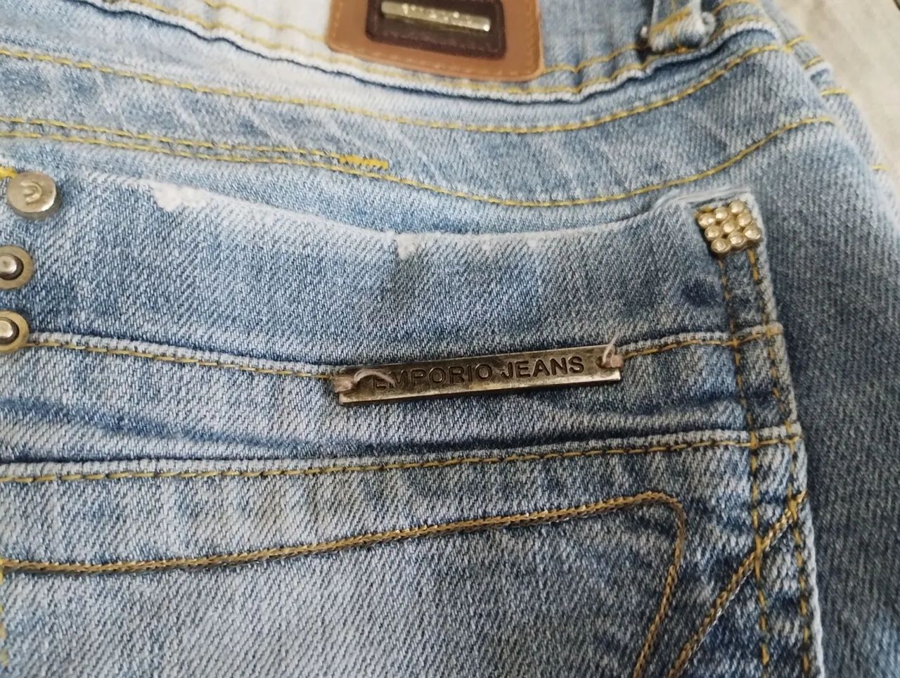 Calças jeans tamanho 38 - Foto 3