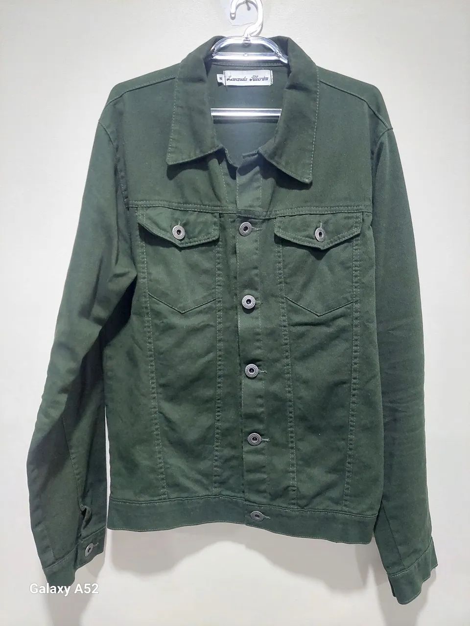 Jaqueta de sarja verde