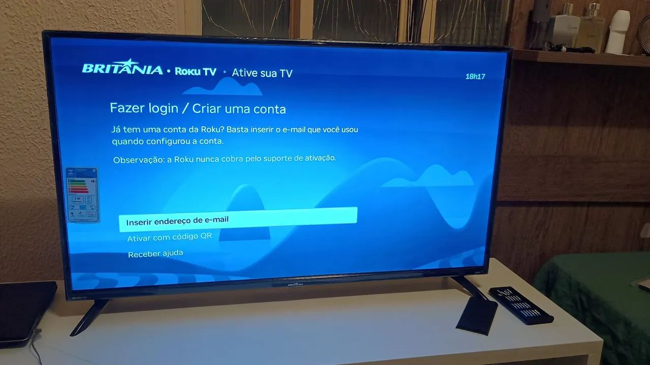 (Nova) Smart TV Roku 42 polegadas LED Philco/Britânia - Foto 2