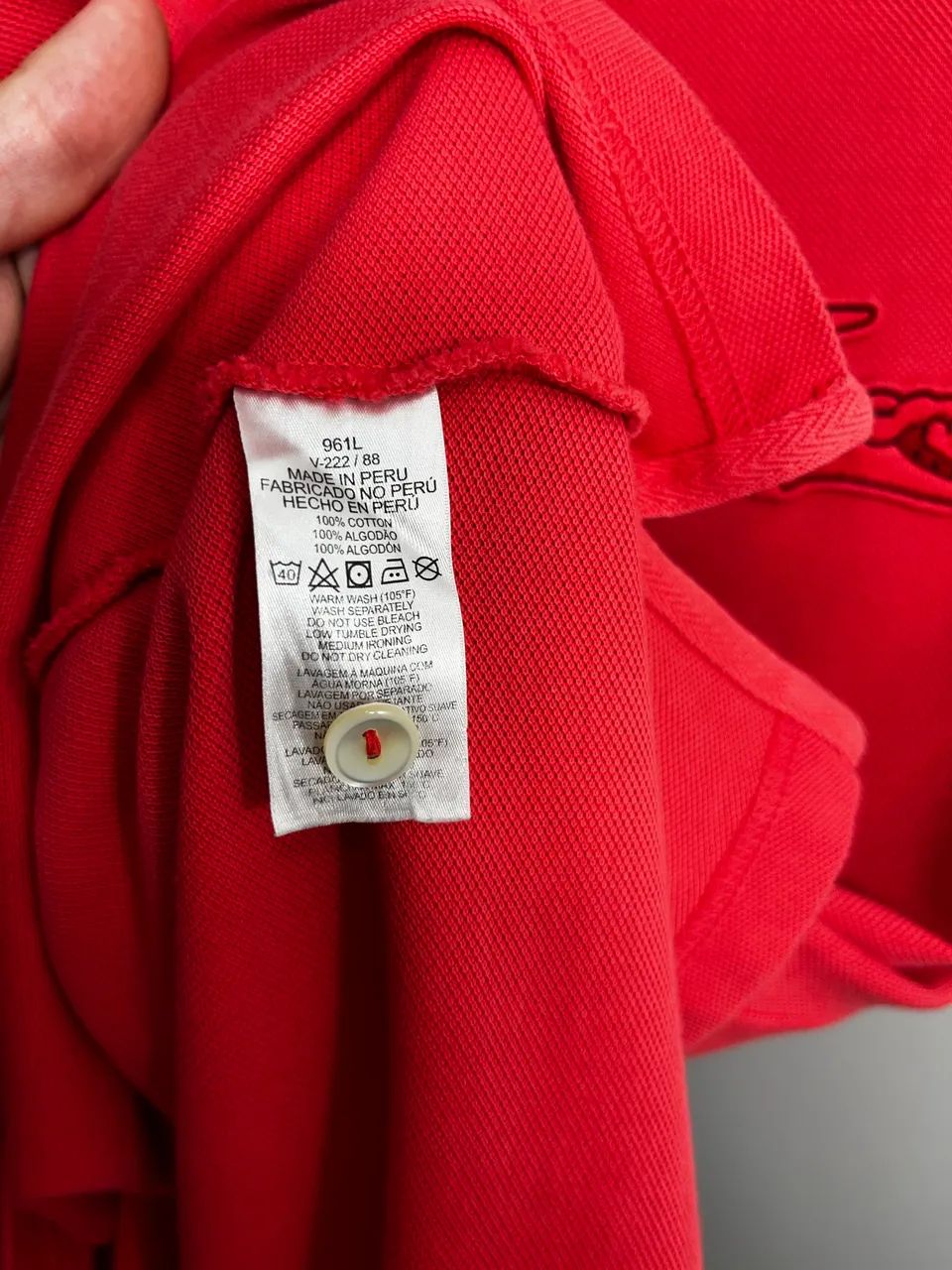 Camisa polo Lacoste vintage  - Foto 4