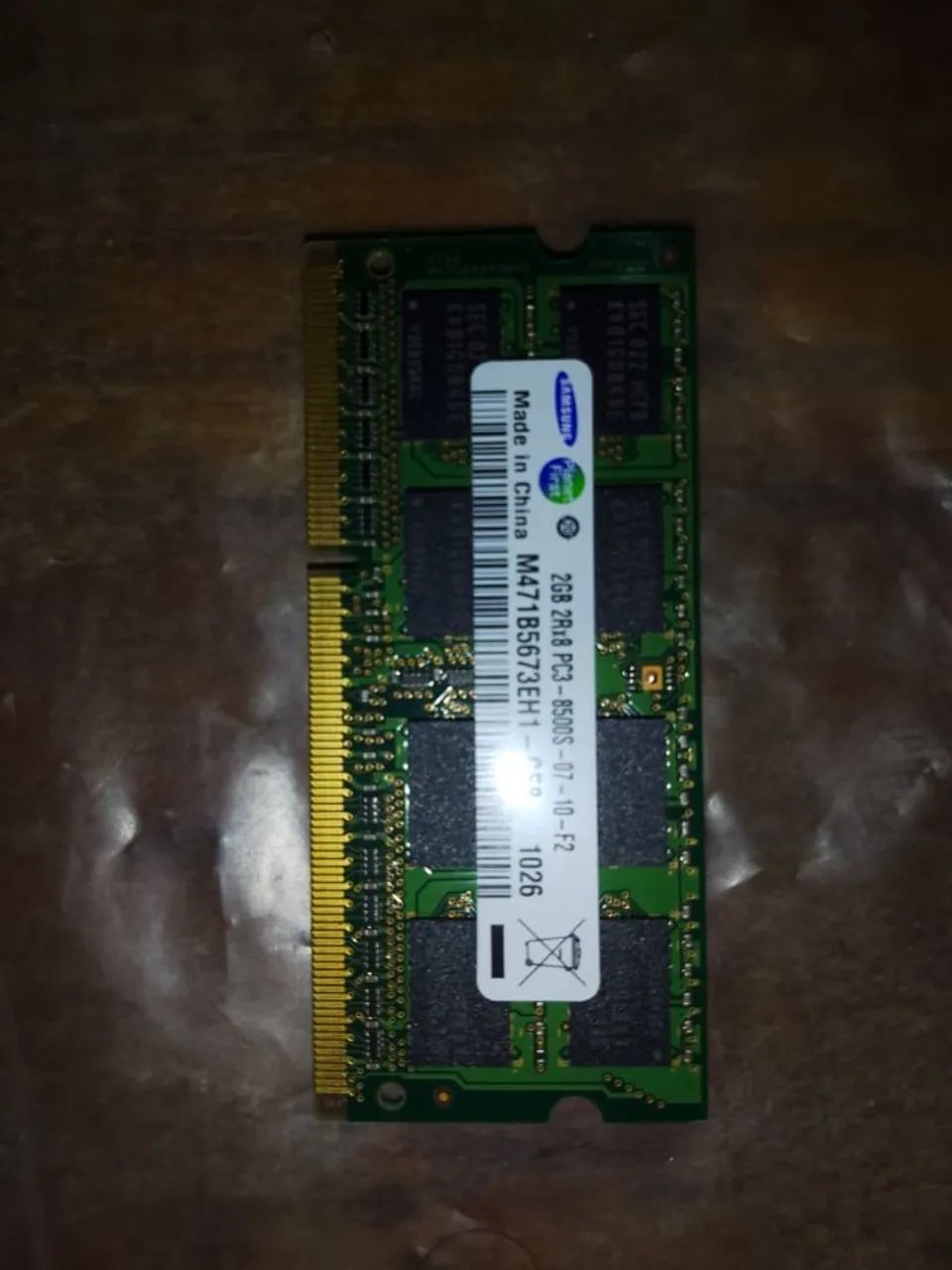 Memória Ram Samsung 2GB DDR3 Para notebook 