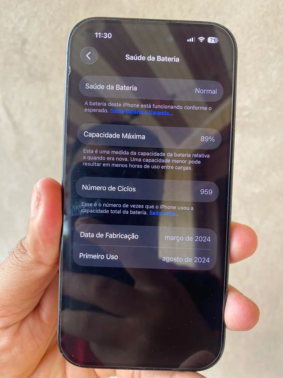 IPHONE 15 DE 256GB, BATERIA 89%  - Foto 5