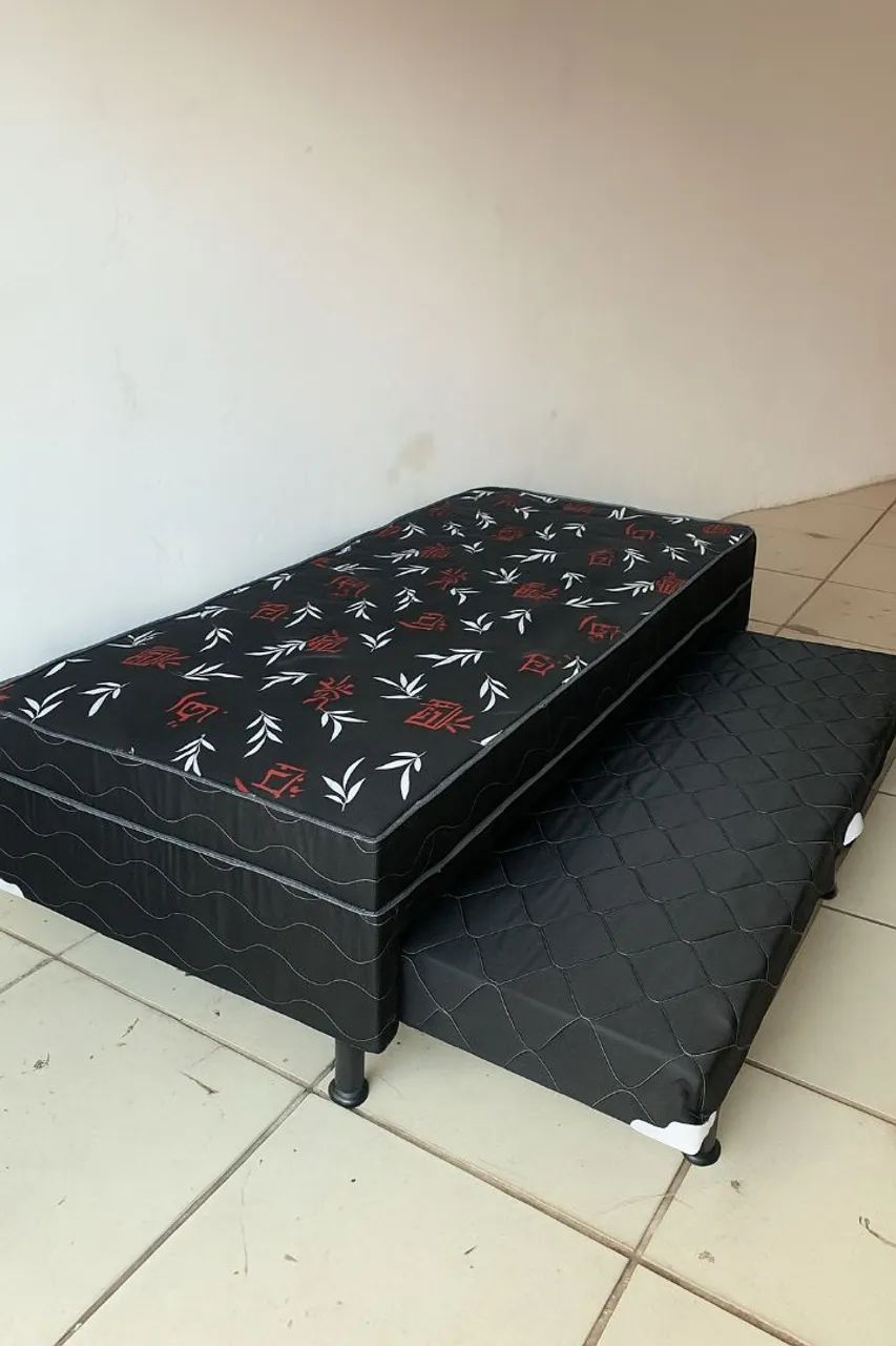 CAMA BOX - SOLTEIRÃO COM AUXILIAR  - Foto 4