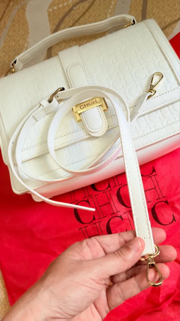 Bolsa crossbody CHCH Off-White - Foto 2