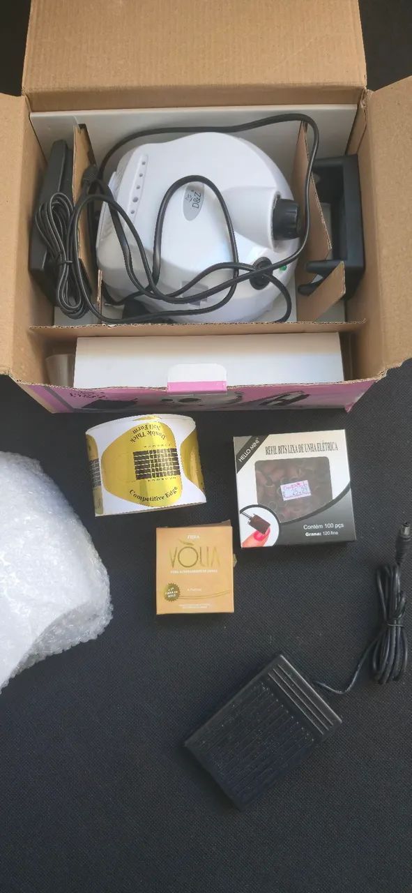Lixadeira e Cabine para Unha de Gel - Foto 3