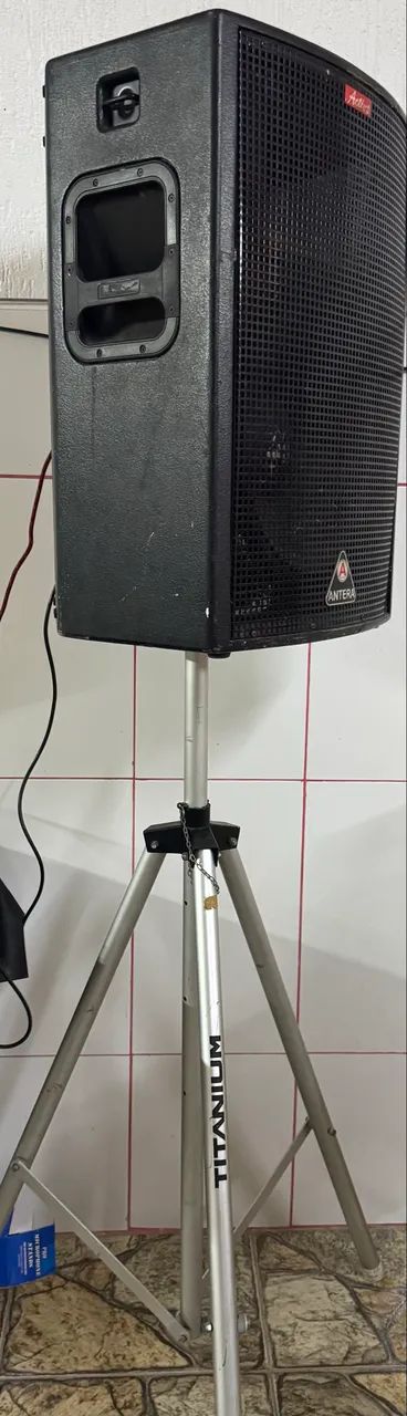  2 Caixas de Som Antera Active TS 700A + 2 Tripé - Foto 4