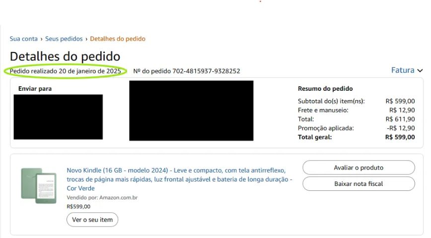 Kindle 16 GB (Geração mais recente) Verde - Foto 5