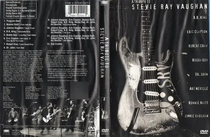 Dvd A Tribute To Stevie Ray Vaughan  - Foto 4