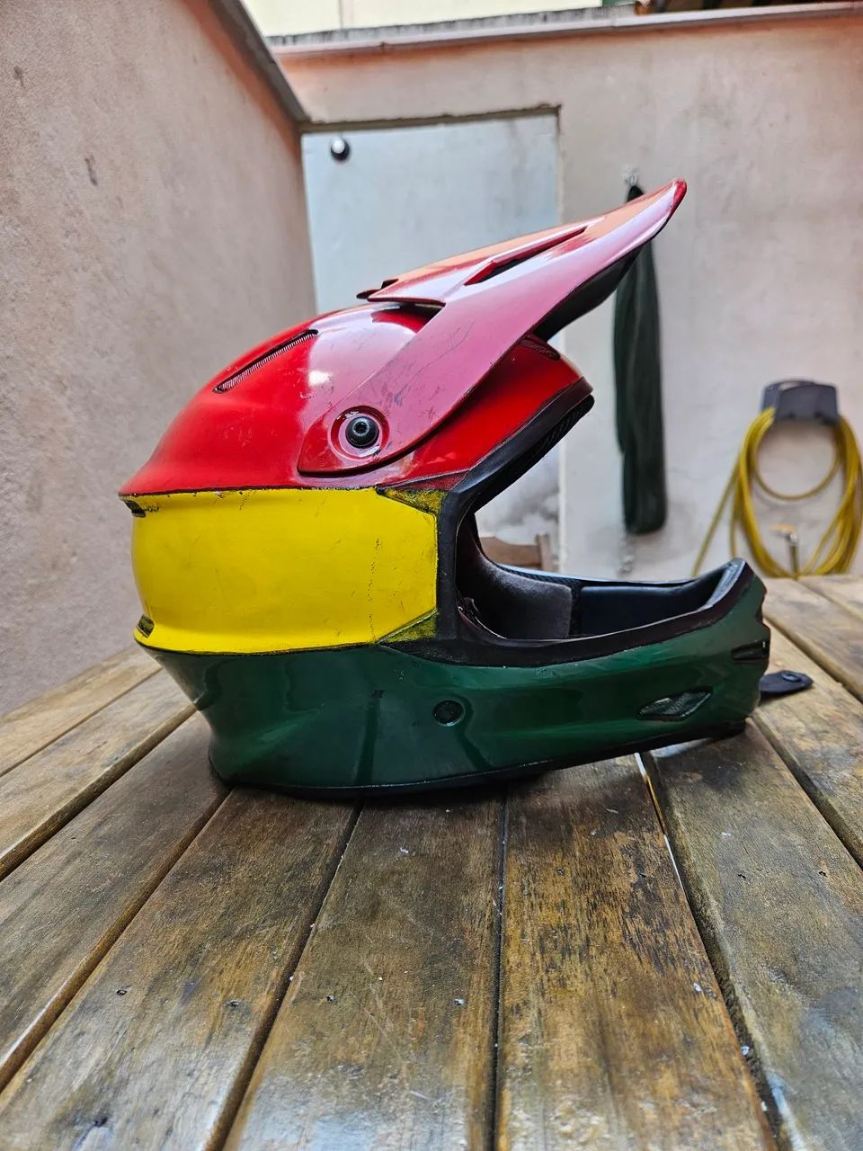 Capacete Bike Downhill ASW cores do Reggae