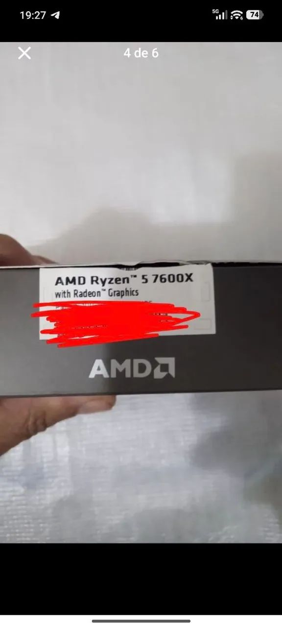 Processador Ryzen 5 7600x - Foto 5