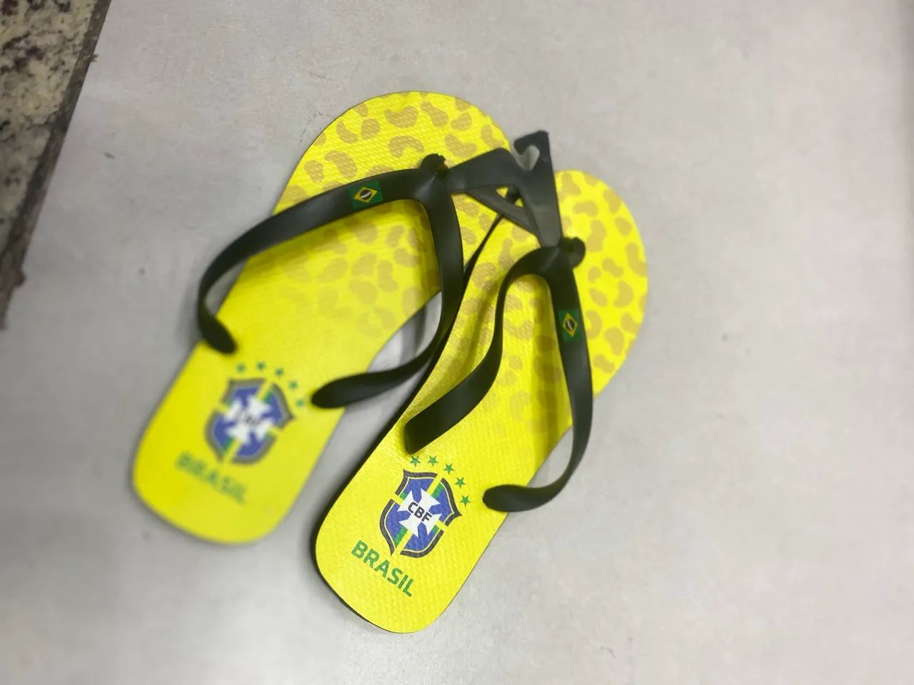 Chinelo unissex Brasil rumo ao hexa  - Foto 3