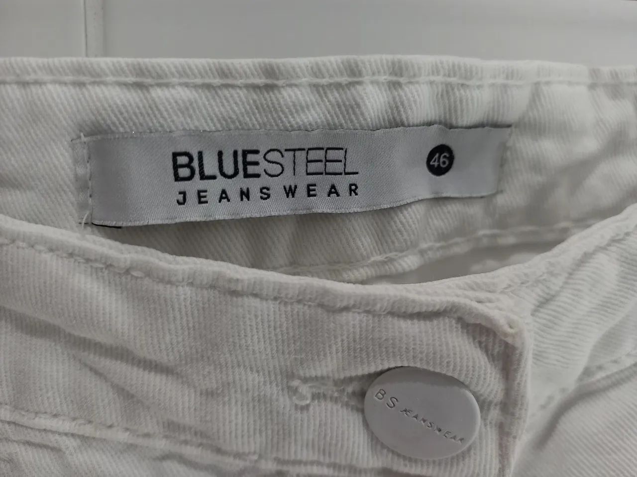 Saia jeans branca - Foto 4