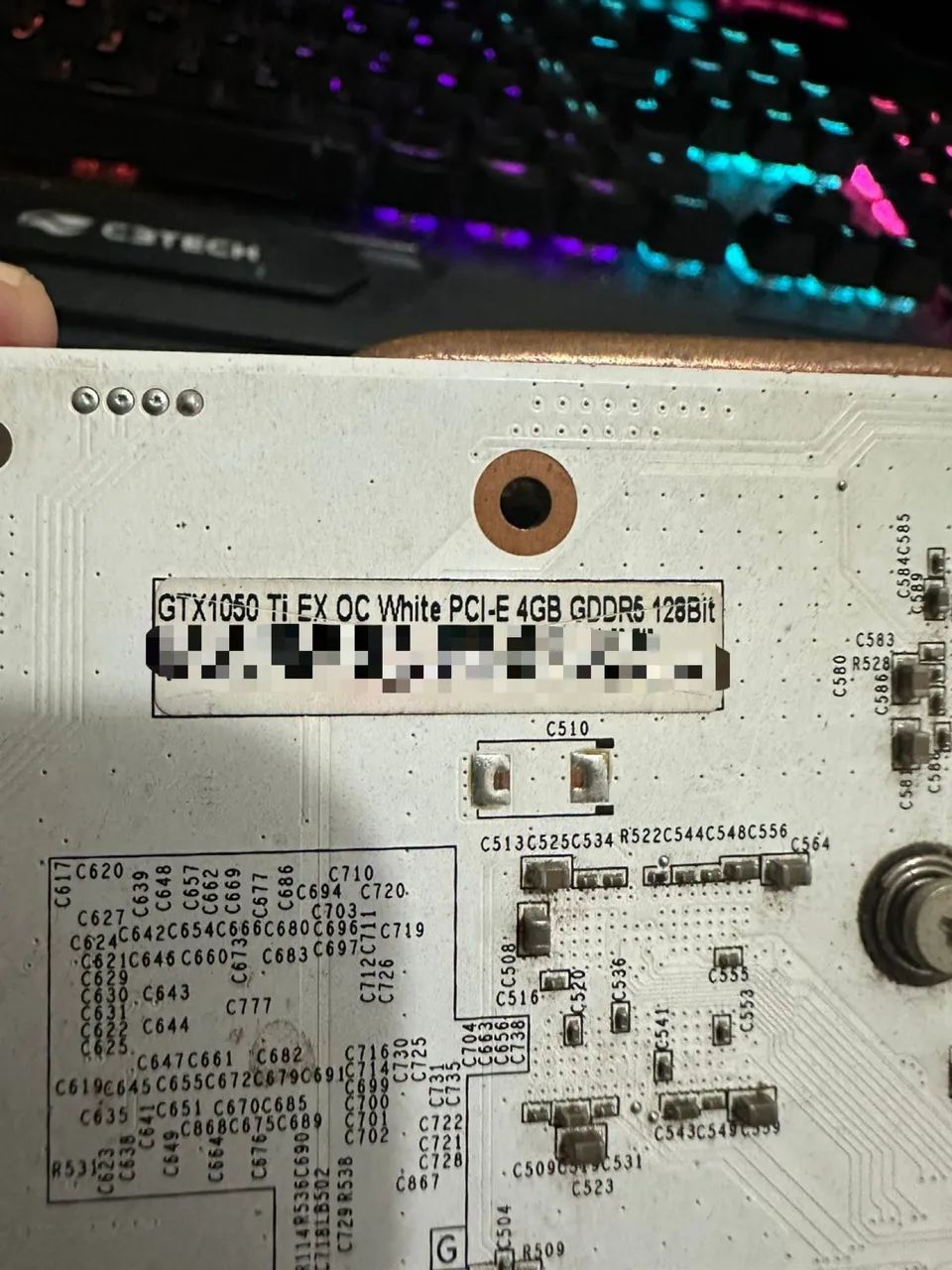 Placa de vídeo GTX 1050TI WHITE - Foto 2