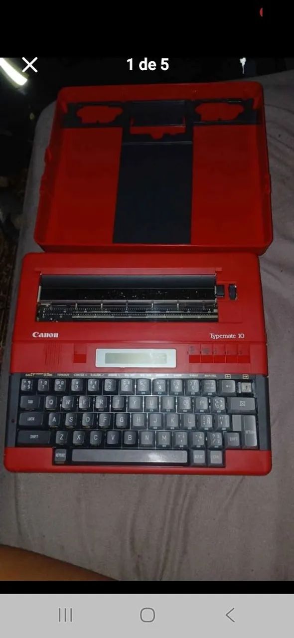 Canon Typemate 10  máquina de escrever eletrônica portátil,