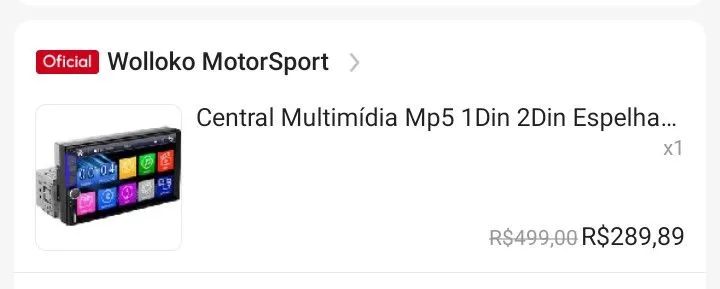 CENTRAL MULTIMÍDIA MP5 1 DIN 2 DIN  - Foto 4