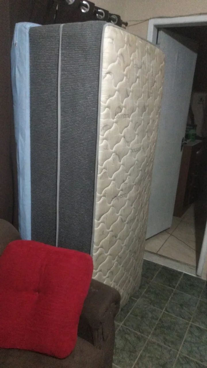 Cama box solteiro de mola. - Foto 3