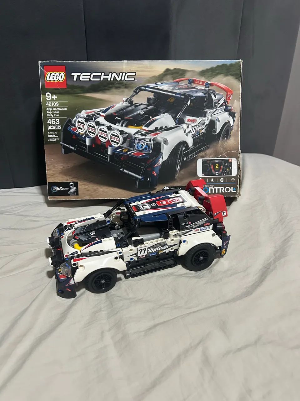 LEGO Technic 42109 Top Gear Rally Car Control+ Completo com Caixa
