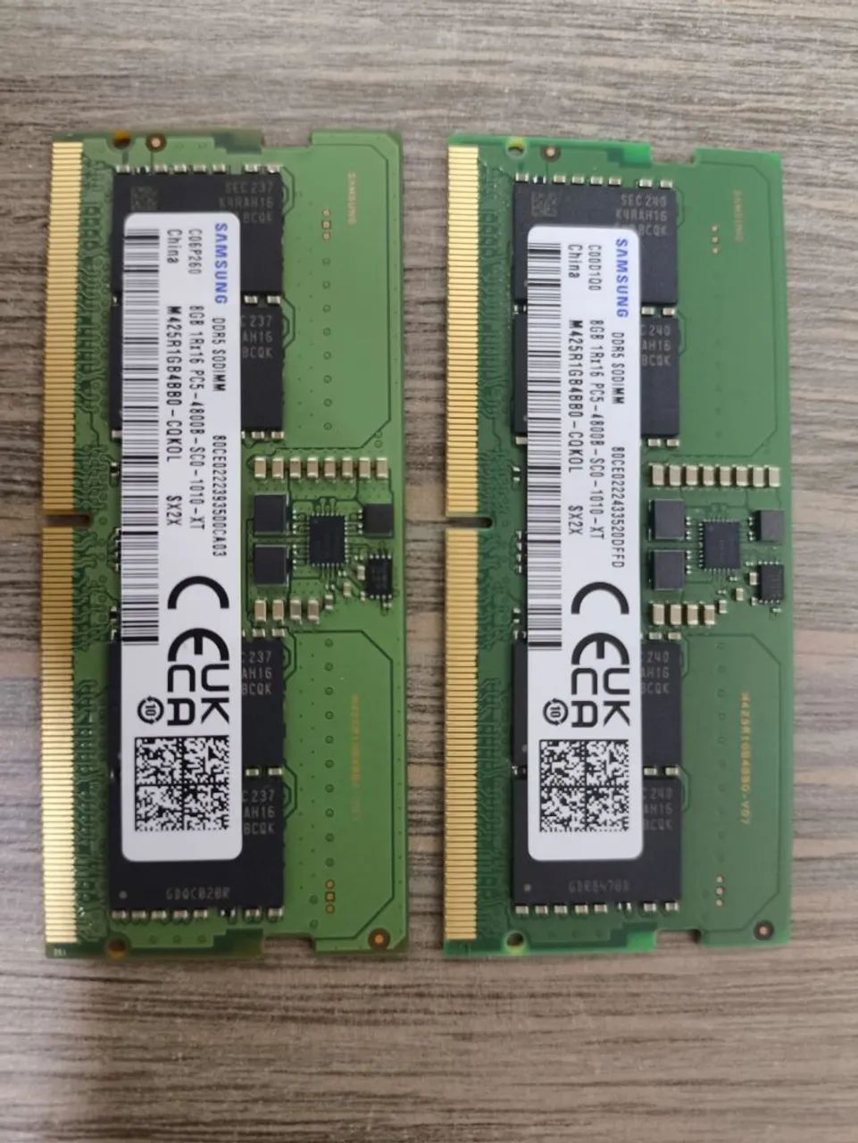 16 GB (2x8) Memória SAMSUNG DDR5 4800Mhz Notebook - Memória RAM
