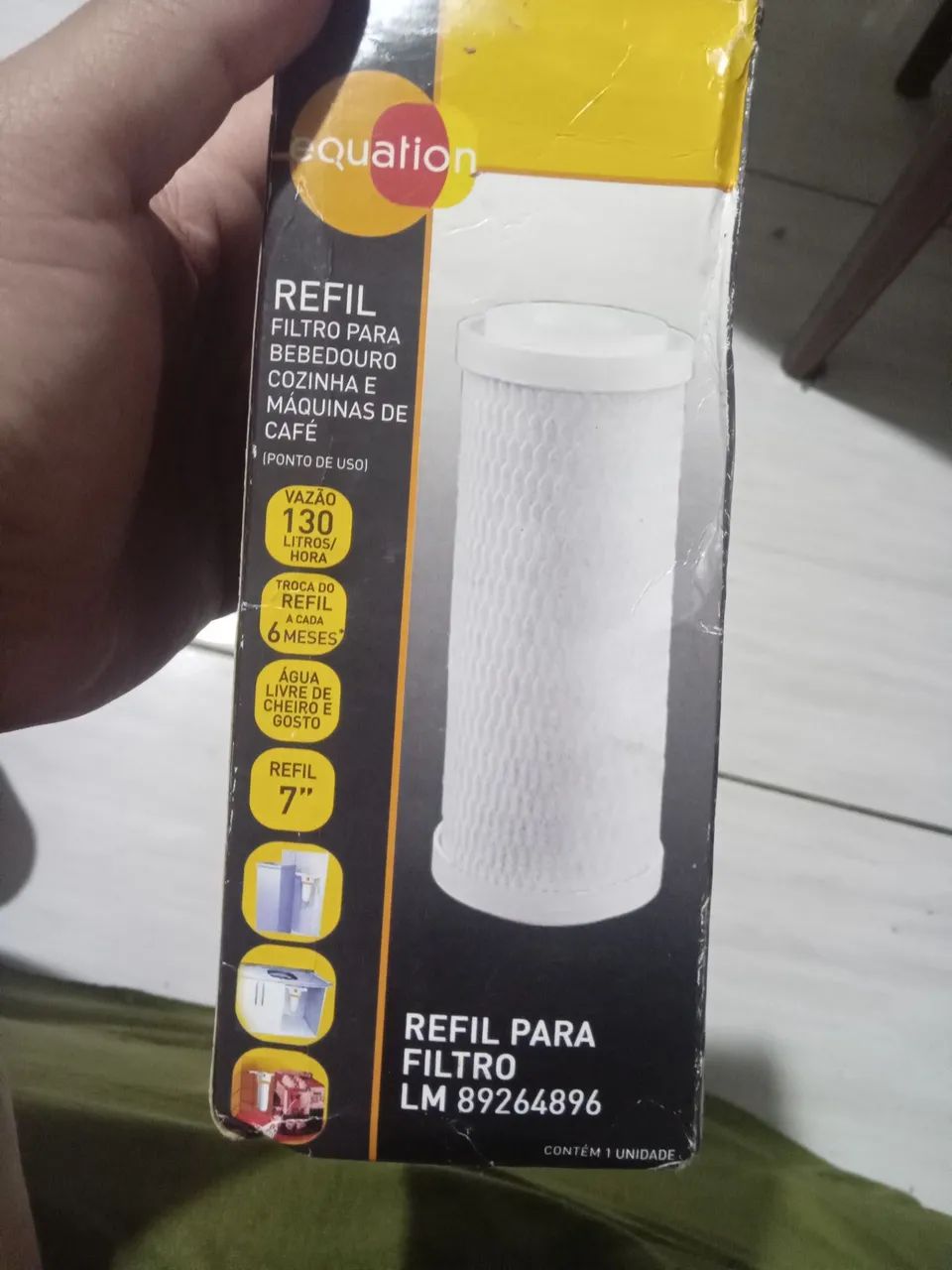 Refil Filtro de Água Carvão Ativado 7 Polegadas Carbon Block - Foto 2