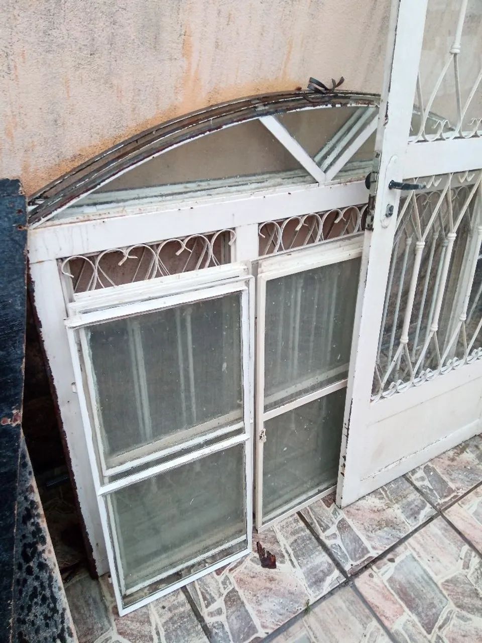 Porta e janela de ferro com vidro  - Foto 2