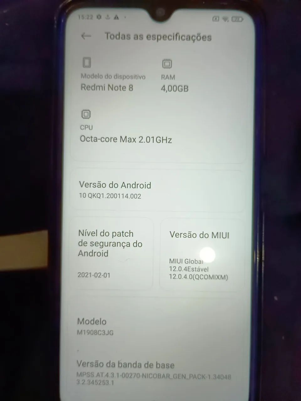 Redmi Note 8 (bateria "meia-vida") - Foto 5