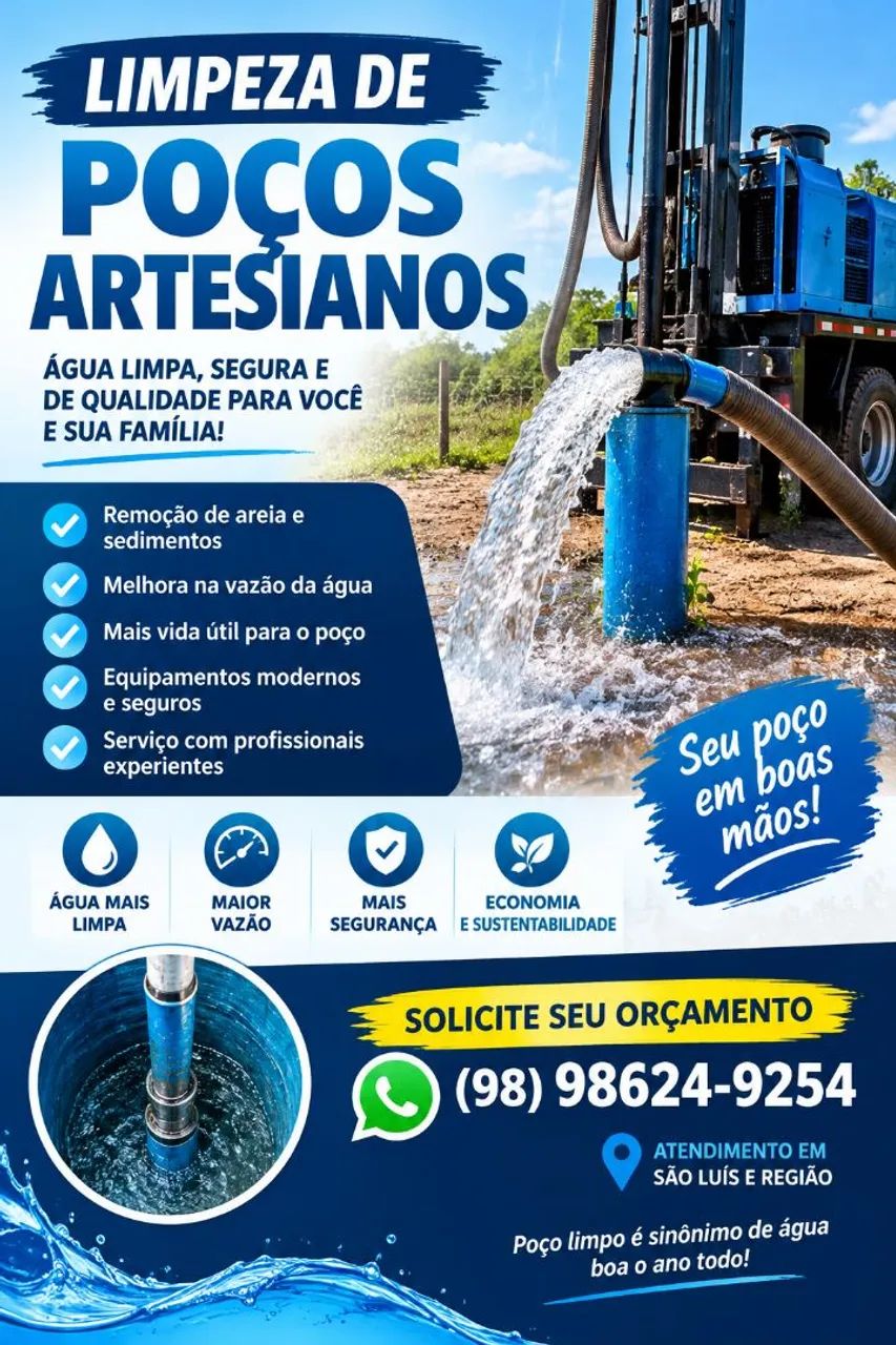 Poços artesianos