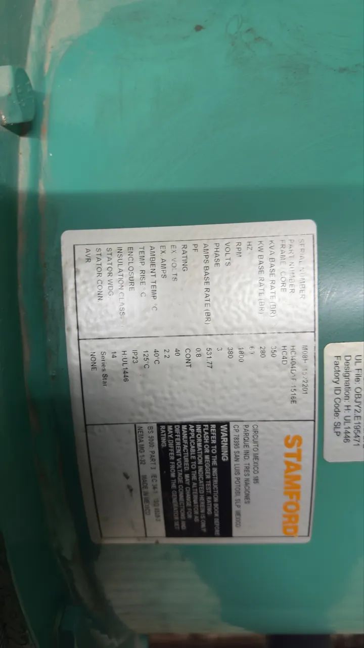 Gerador de energia 375 kVA Cummins e Stamford - Foto 2