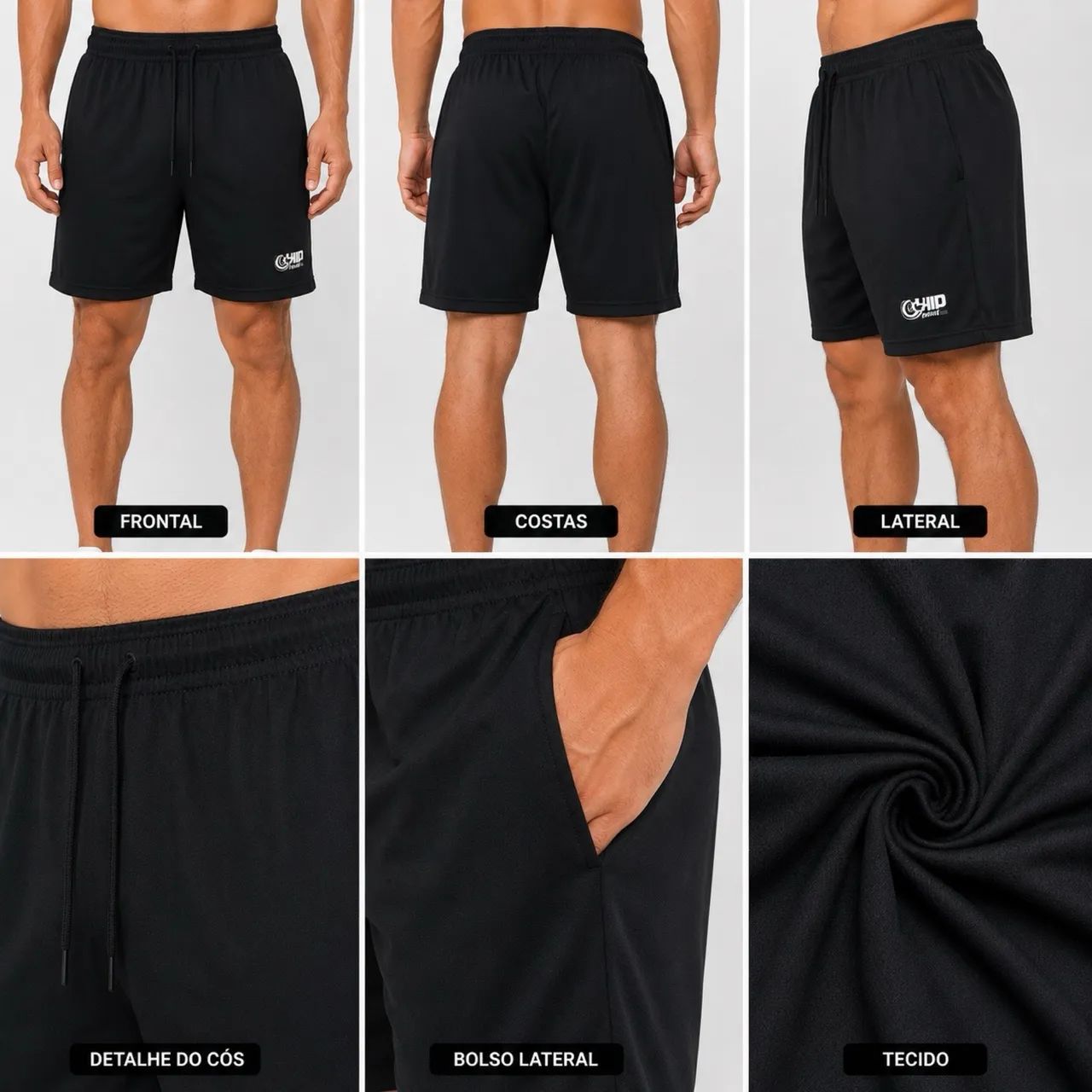 Short duplo masculino  - Foto 2