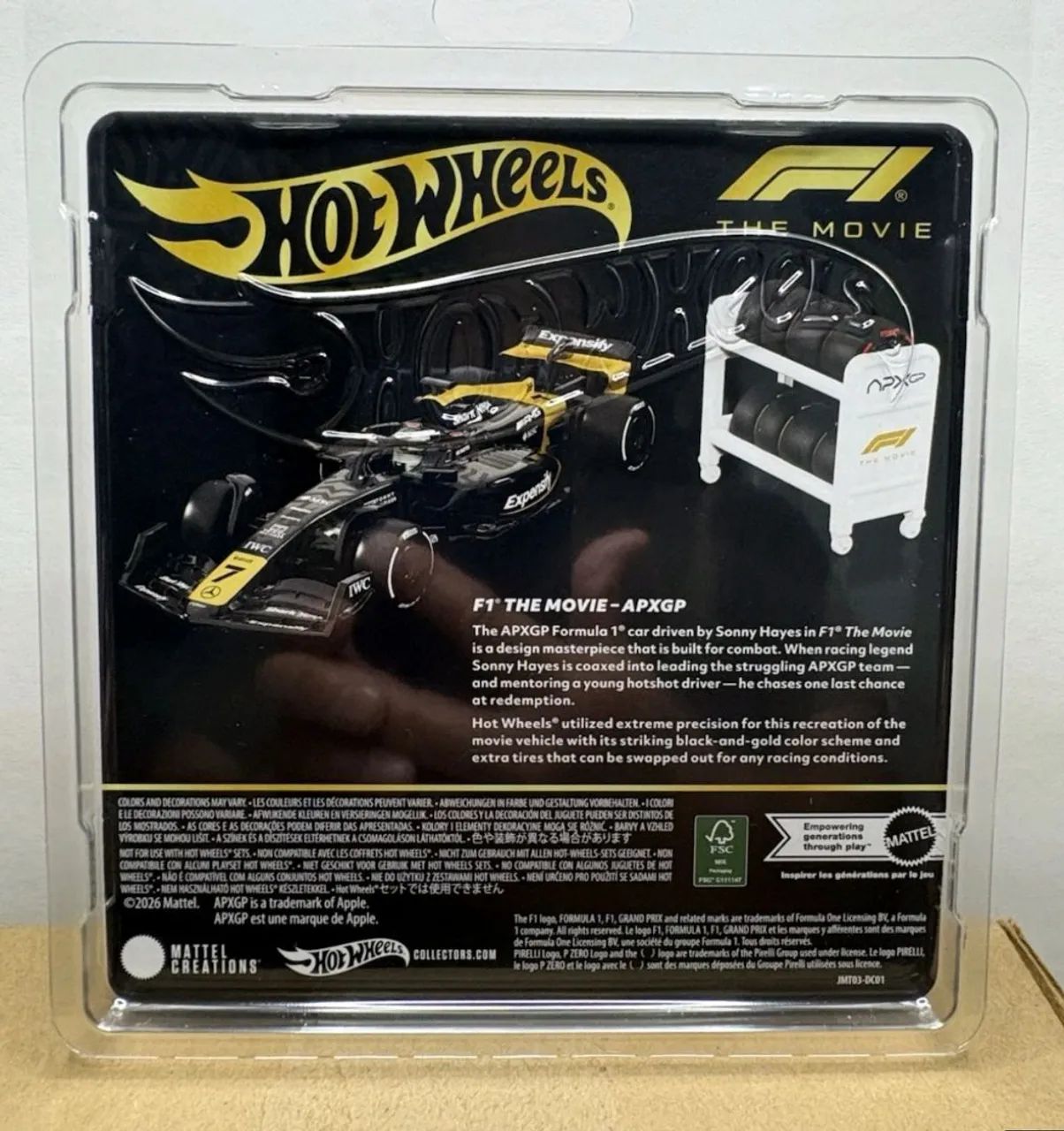 Hot Wheels RLC F1 O Filme - Veículo de Fórmula (APXGP) - Tablets e