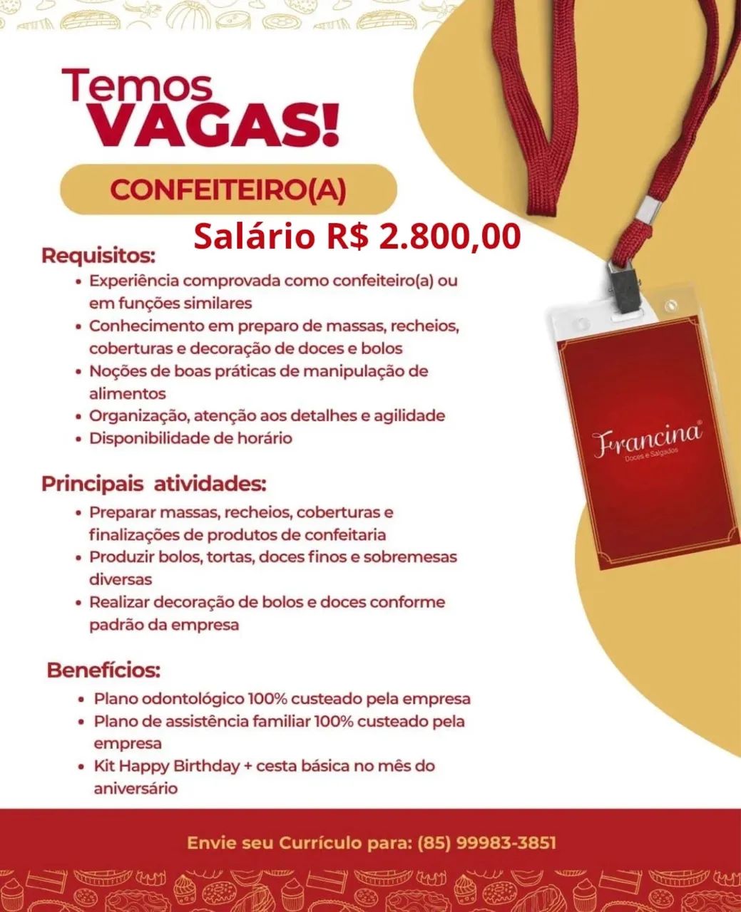 Vaga de emprego 