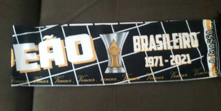 Cachecol Atlético MG bicampeão Brasileiro 2021  - Foto 2