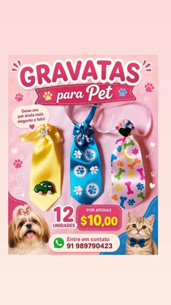 Gravatas para pet - Foto 2