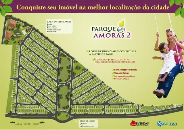 Lotes de 242m2 no Amoras 2 em Rio Preto dir com loteadora a prazo liberados p constr