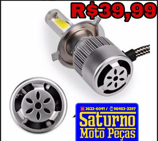 Lâmpada h4 Led Yamaha Honda reator e cooler Saturno